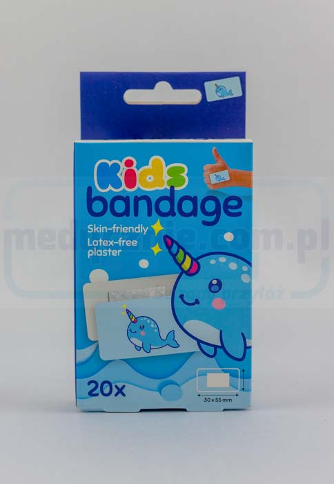 Набір пластирів KIDS BANDAGE водонепроникний 20шт